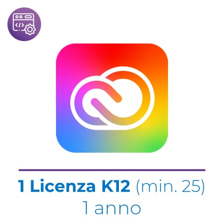Creative Cloud Enterprise K12 Shared Device - Nuova Attivazione/Rinnovo VIP MP EDU - 1...