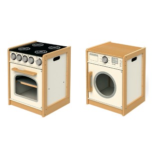 Cucina Gioco Completa di Accessori In Legno 2