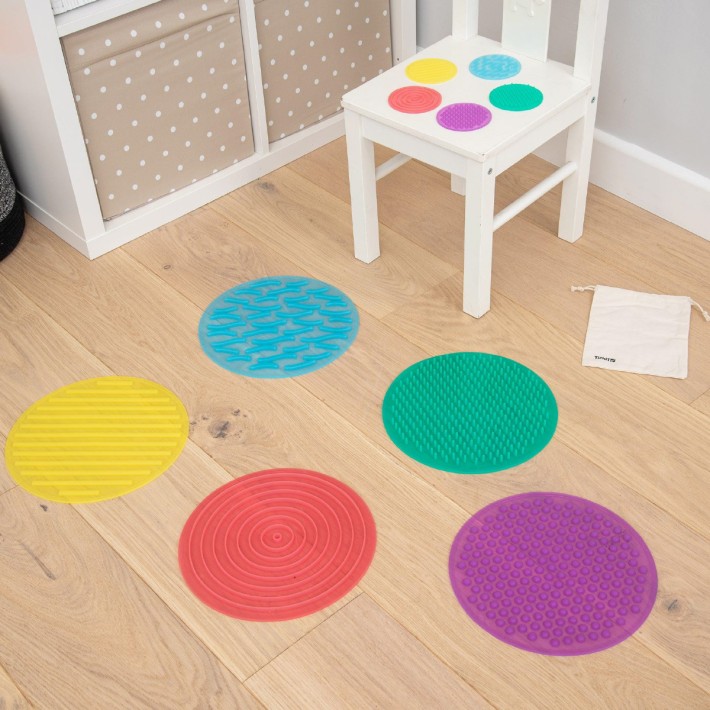 Dischi/Cerchi Sensoriali con Texture Assortite...