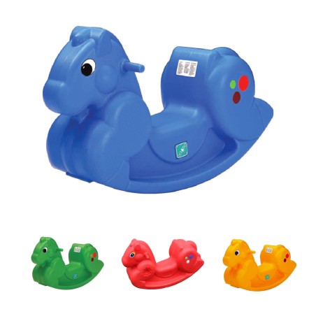 Dondolo Cavallino in Plastica - Colori Assortiti