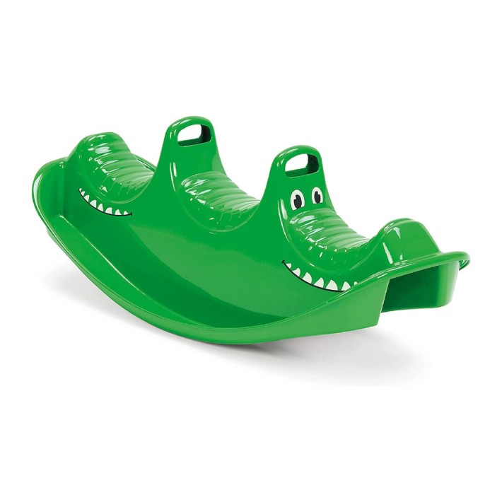 Dondolo Coccodrillo in Plastica - Modello con 3...