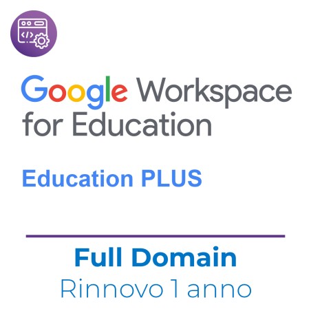 Education Plus RNW 1 Anno (FULL DOMAIN) Rinnovo da acquistare per il numero di studenti...