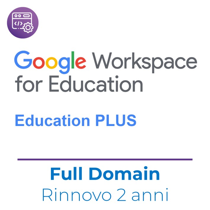 Education Plus RNW 2 Anni ( FULL DOMAIN ) Rinnovo da acquistare per il numero di studenti...