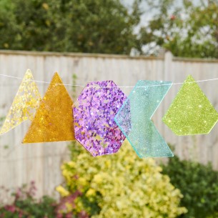 Forme Glitterate in Materiale Acrilico - Confezione da 21... 2