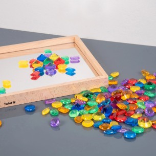 Gemme Colorate Traslucide - Confezione da 144 Pezzi 2