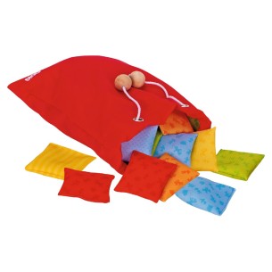 Gioco Tattile "Memoria dei Cuscini" + Sacchetto...
