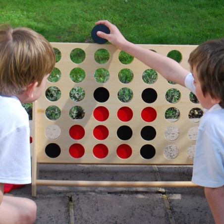 Gioco Tradizionale FORZA4 Versione Gigante in Legno