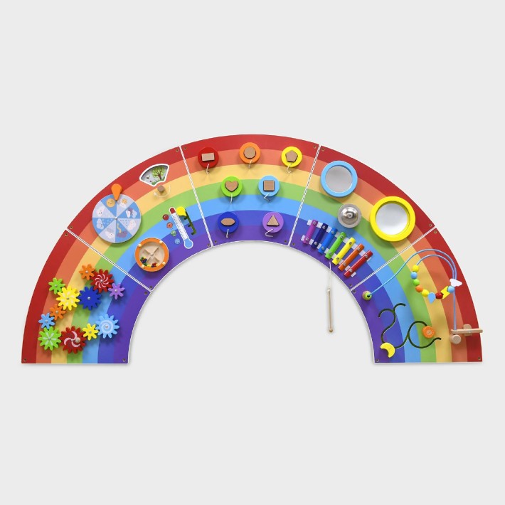 Grande Pannello Murale per Attività - Versione Arcobaleno
