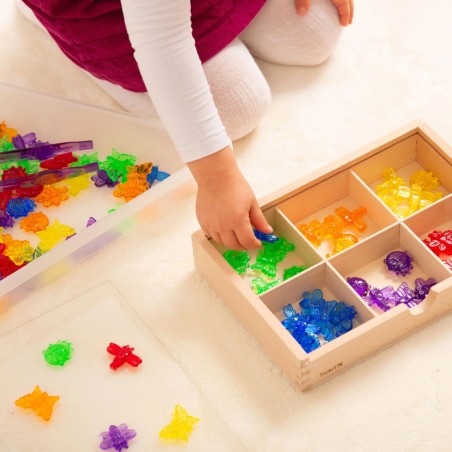 Insetti Colorati Traslucidi - Confezione da 96 Pezzi