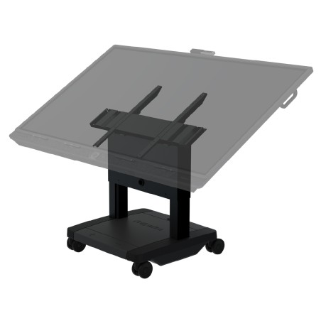 iPro Mobile Toddler Lift - Carrello per Monitor con Funzione Tavolo e Regolazione...