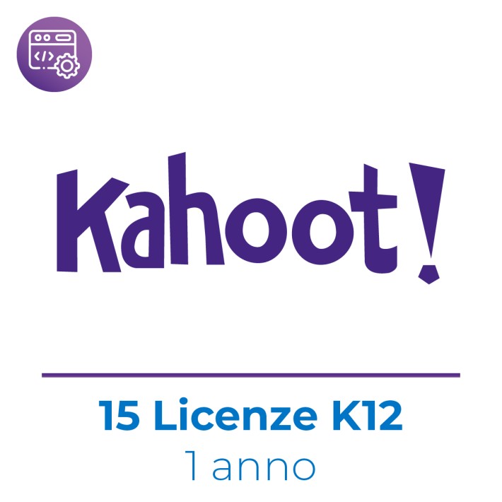Kahoot! Standard 15 Licenze K12 1 Anno - Ist Primari e Secondari