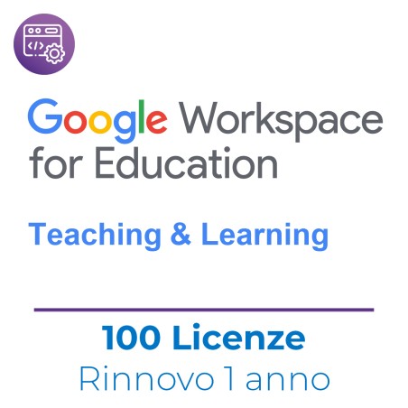 Kit Google Education 100 Licenze Teaching & Learning – Rinnovo - Comprensivo di ausilio per...