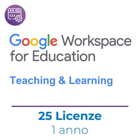 Kit Google Education 25 Licenze Teaching & Learning - Nuova Attivazione - Comprensivo di...