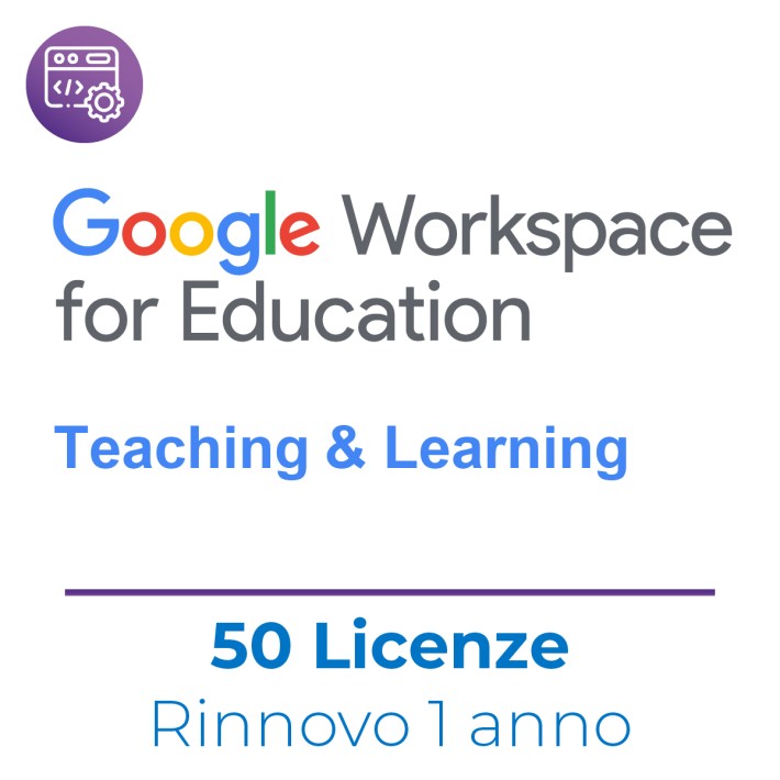 Kit Google Education 50 Licenze Teaching & Learning – Rinnovo - Comprensivo di ausilio per...