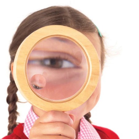 Lente d'Ingrandimento in Legno