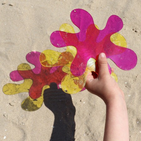 Macchie Colorate Splats in Materiale Acrilico - Confezione da 10 Pezzi