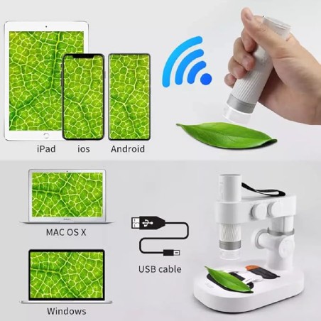 Microscopio Digitale Portatile M1 - Wi-Fi - Impugnabile