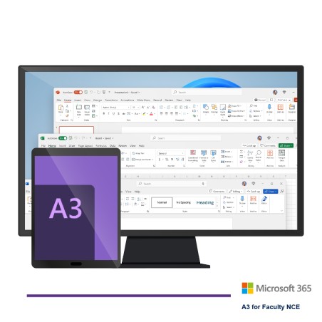 Microsoft 365 A3 For Faculty Nce - 1 Licenza Per 1 Utente ( Docente - Segreteria - Ata -...