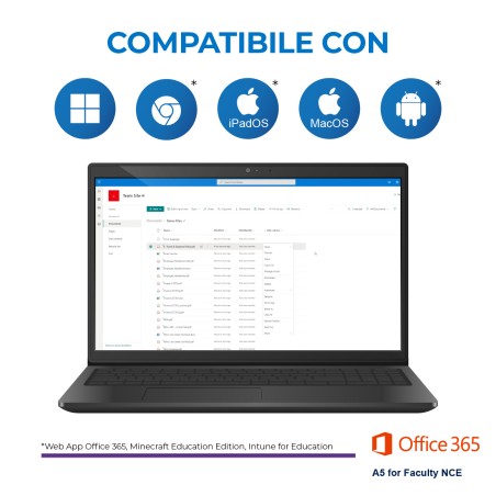 Office 365 A5 for Faculty NCE- 1 licenza per 1 utente ( Docente - Segreteria - Ata -...