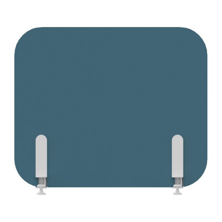 Pannello Fonoassorbente da Scrivania - Dimensioni 80 x 50 cm - Colore Blu