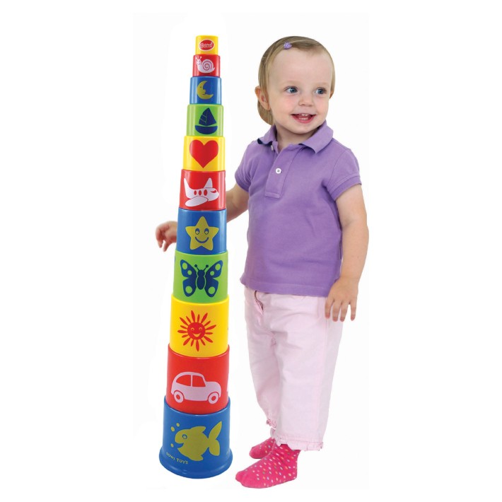 Piramide Impilabile con Disegni - Dimensioni...