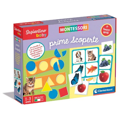 Sapientino Baby Montessori Prime scoperte - Età consigliata 1-3 anni