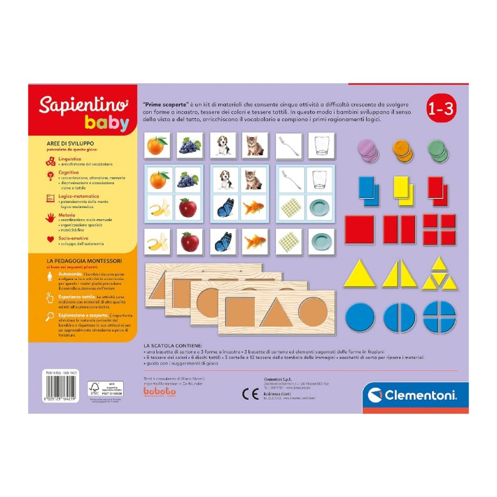 Sapientino Baby Montessori Prime scoperte - Età...