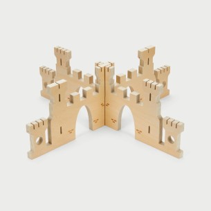 Scenario/Divisorio "La Scoperta del Castello" - In Legno di Betulla