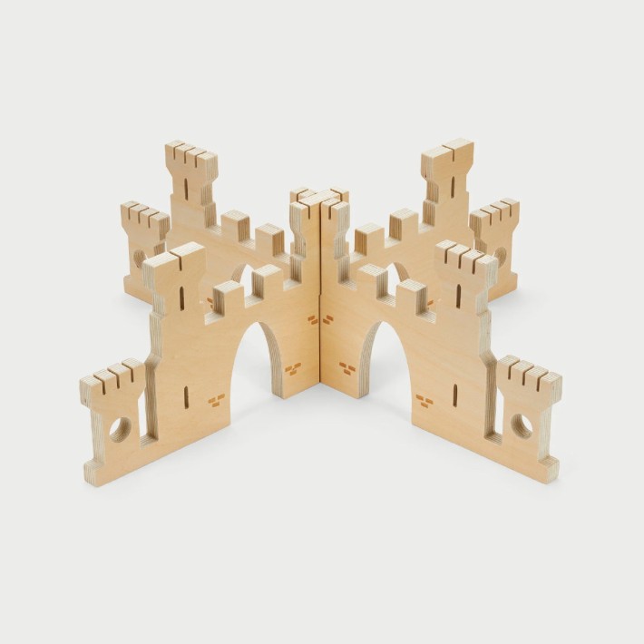 Scenario/Divisorio "La Scoperta del Castello" - In Legno di Betulla