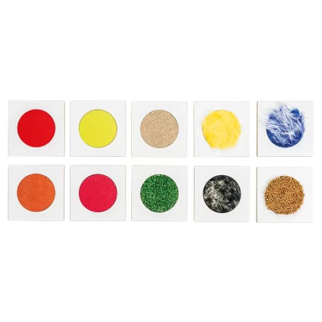 Set 10 Tavolette Sensoriali con Texture Assortite