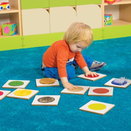 Set 10 Tavolette Sensoriali con Texture Assortite