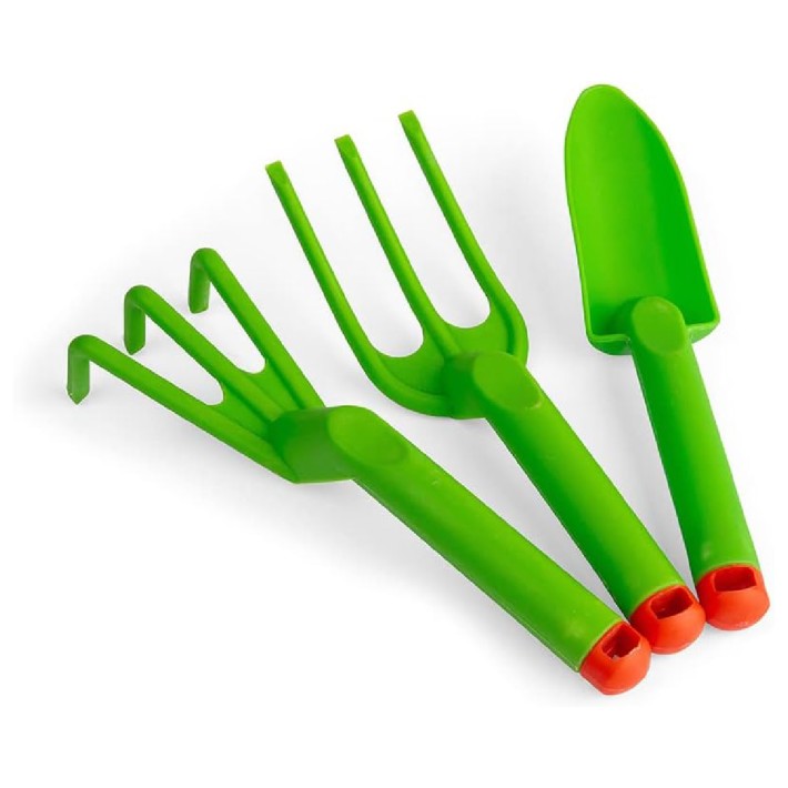 Set 3 Attrezzi per il Giardinaggio in Plastica...