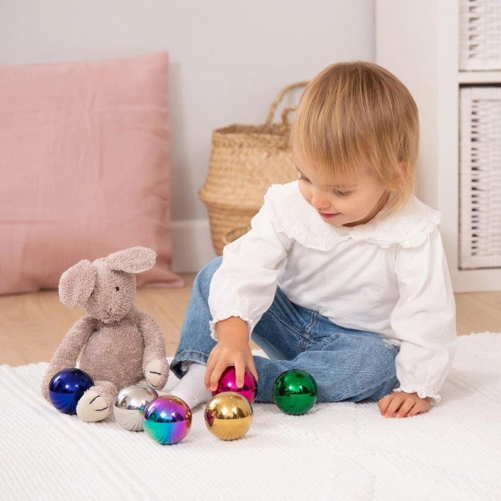 Sfere di Colore Riflettente in Acciaio -...