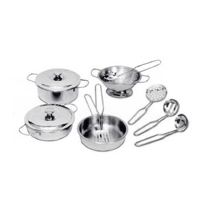 Set 9 Utensili e Pentolini in Metallo - Dimensioni ø 10 cm 2