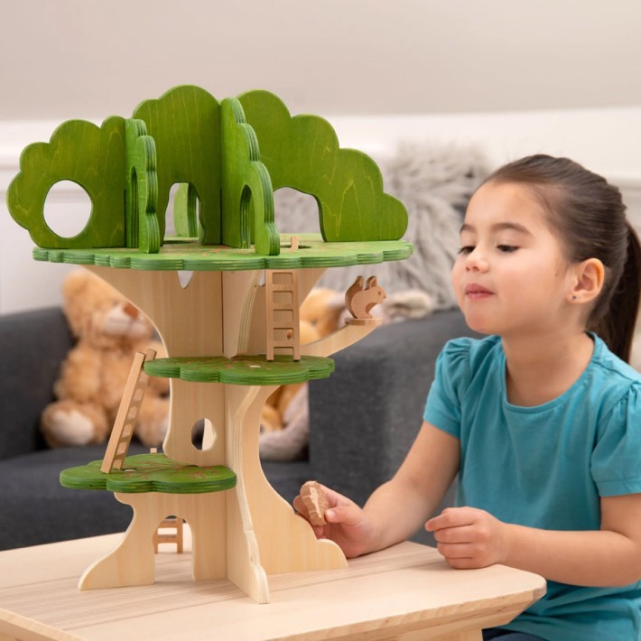 Set Gioco "La Casa sull'Albero nel Bosco" a 3...