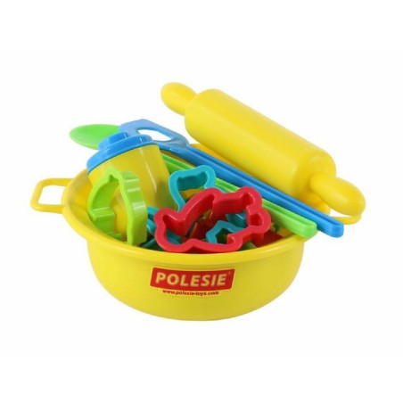 Set Gioco 18 Stoviglie e Accessori per Cucinare e Infornare in Plastica