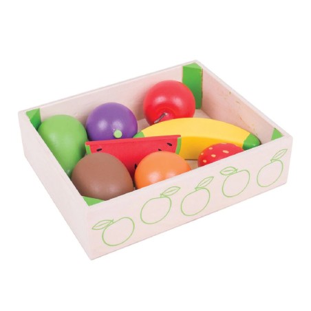 Set Gioco Cassetta del Fruttivendolo in Legno