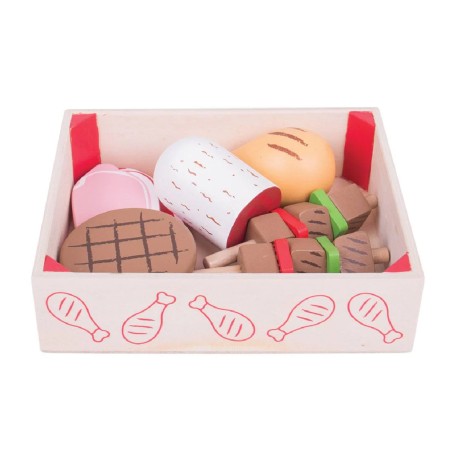 Set Gioco Cassetta del Macellaio in Legno