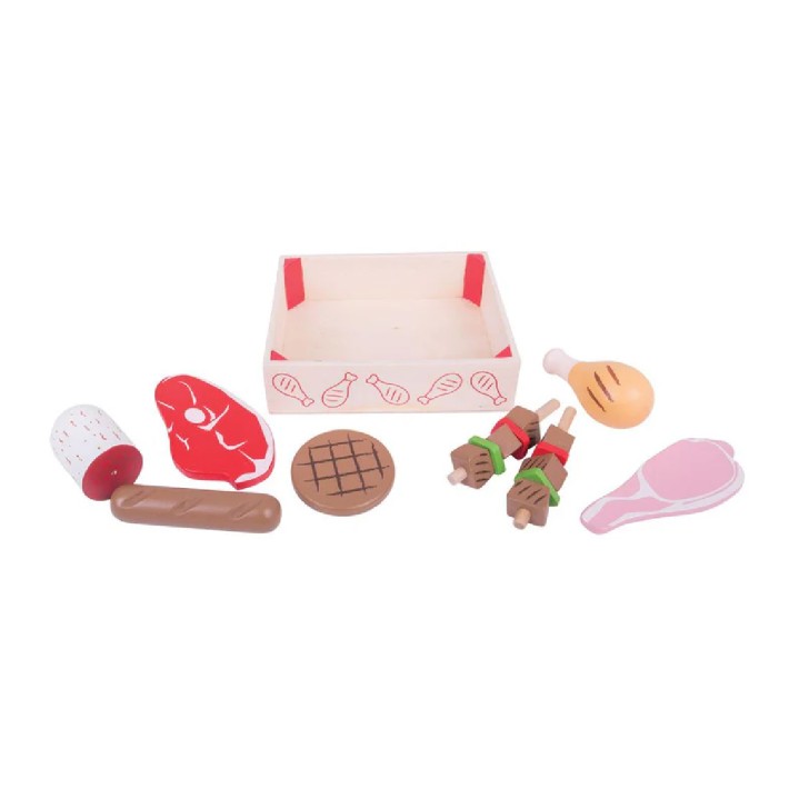 Set Gioco Cassetta del Macellaio in Legno