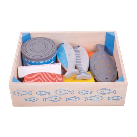 Set Gioco Cassetta del Pescivendolo in Legno