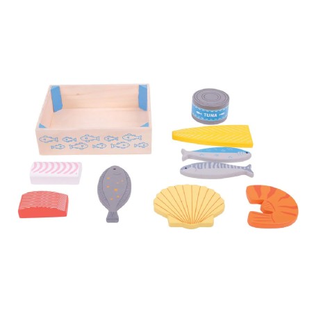 Set Gioco Cassetta del Pescivendolo in Legno