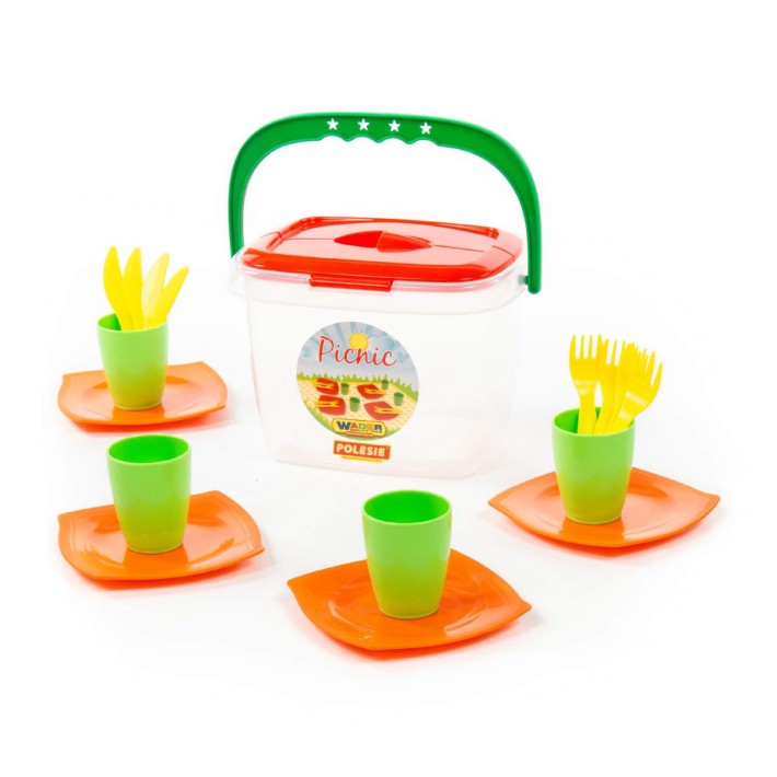 Set Gioco Cestino Picnic in Plastica