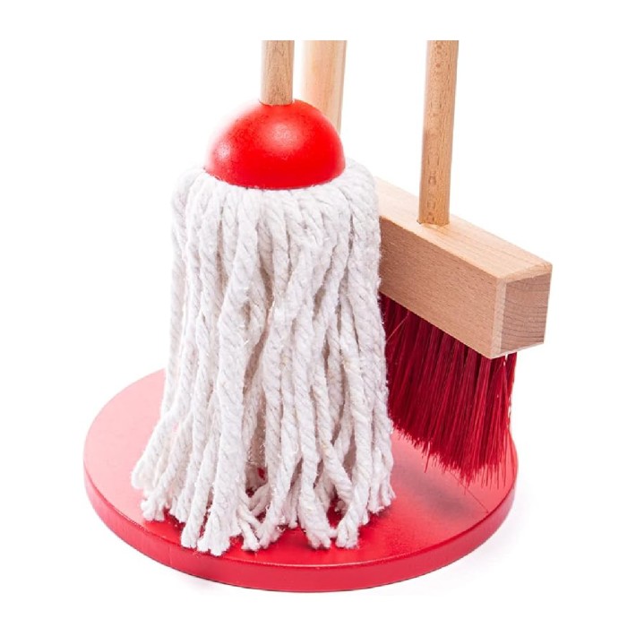Set Gioco delle Pulizie in Legno 