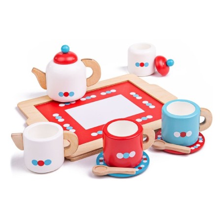 Set Gioco Servizio Caffè/Tè in Legno