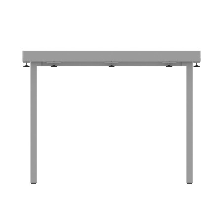 Tavolo Kalidro Coding - Colore Piano Bianco - Colore Gambe Grigio