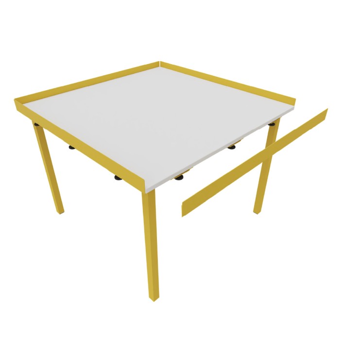 Tavolo Kalidro Coding - Colore Piano Bianco -...