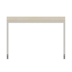 Tavolo per Tinkering con Struttura Metallica e 2 Ruote -... 2