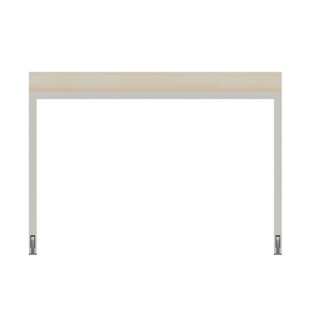 Tavolo per Tinkering con Struttura Metallica e 2 Ruote - Dimensioni 130 x 130 x 90 cm