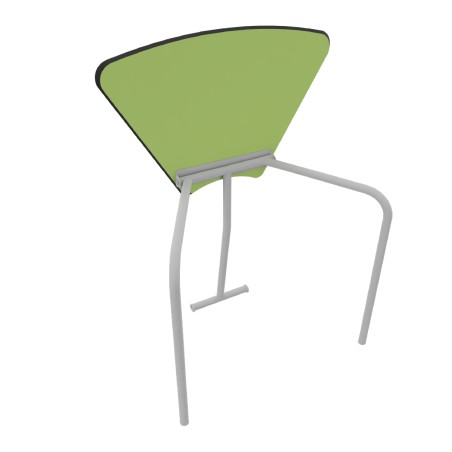 Tavolo Pino RB in MDF+ con Ruote - Altezza Gambe 71 cm (M5) - Colore Piano Verde