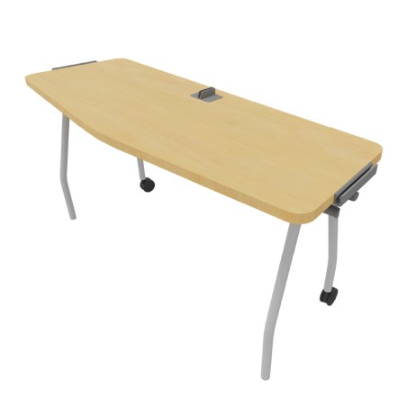 Tavolo Verb Chevron - Dimensioni 150 x 56 x 72 cm - Colore Piano Acacia - Colore Struttura...